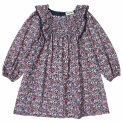 Robe Fleurs | Bleu marine