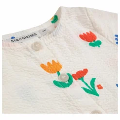Robe Fleurs | Ecru