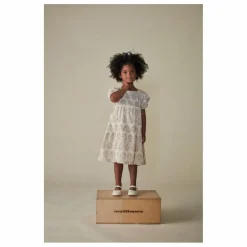 Robe Fleurs Coton Bio | Ecru