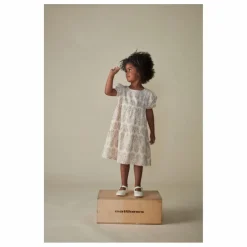 Robe Fleurs Coton Bio | Ecru