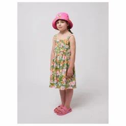 Robe Fleurs Coton Bio | Rose