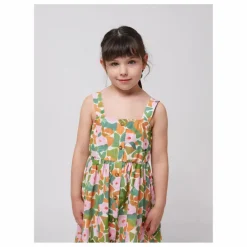 Robe Fleurs Coton Bio | Rose