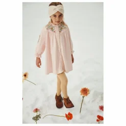 Robe Floriane Velours Côtelé Fin | Rose pâle