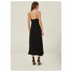 Robe Flowered | Noir