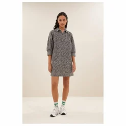 Robe Flynth Guépard Coton Bio | Gris
