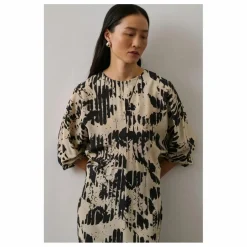 Robe Francine Soie | Jaune pâle