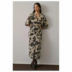 Robe Francine Soie | Jaune pâle