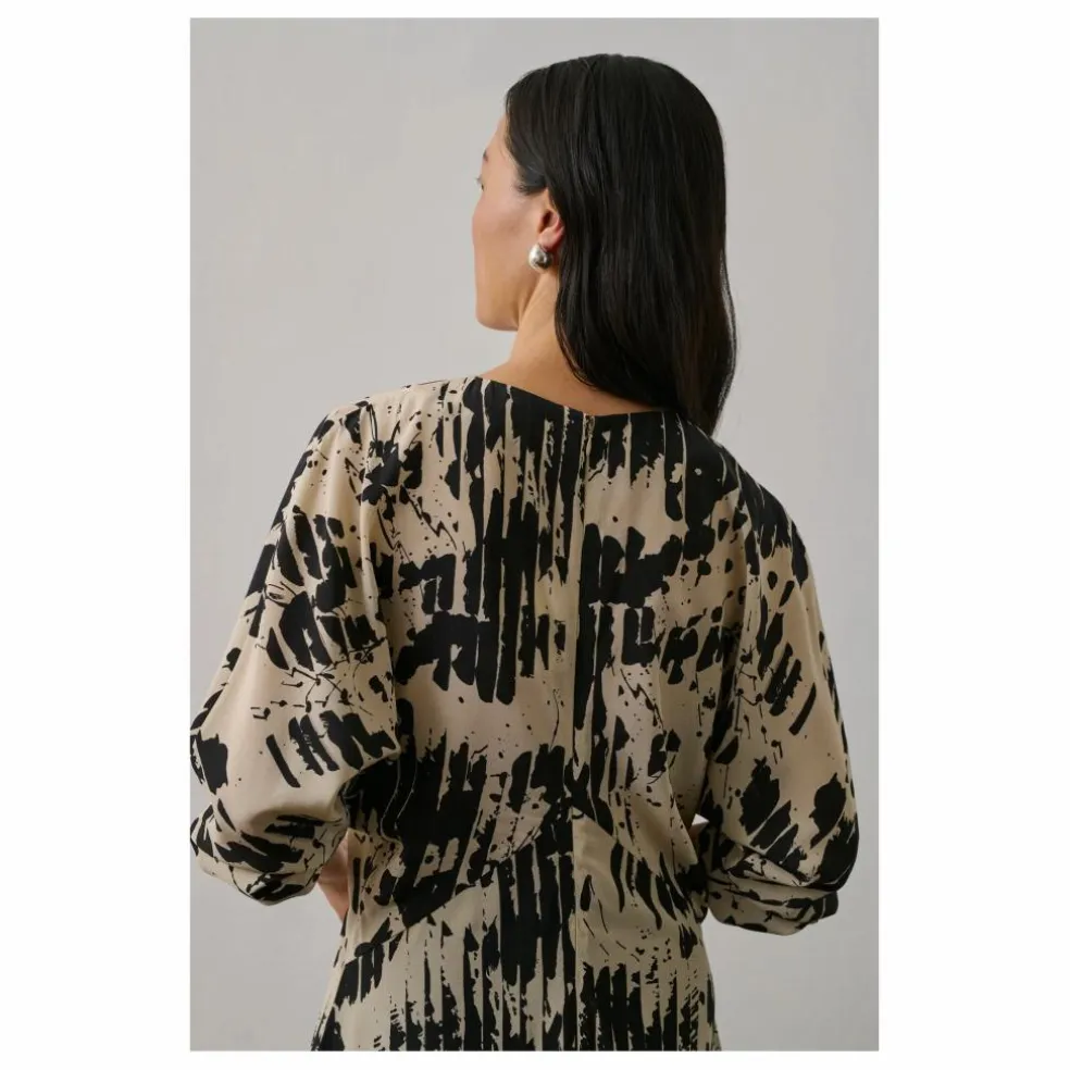 Robe Francine Soie | Jaune pâle