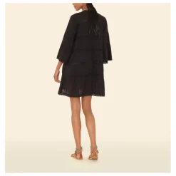 Robe Freda Voile de Coton | Noir