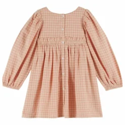 Robe Froncée Ecolière | Rose