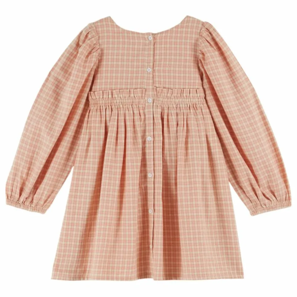 Robe Froncée Ecolière | Rose