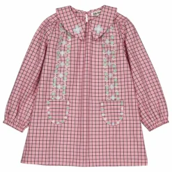 Robe Gatsby Carreaux | Rose