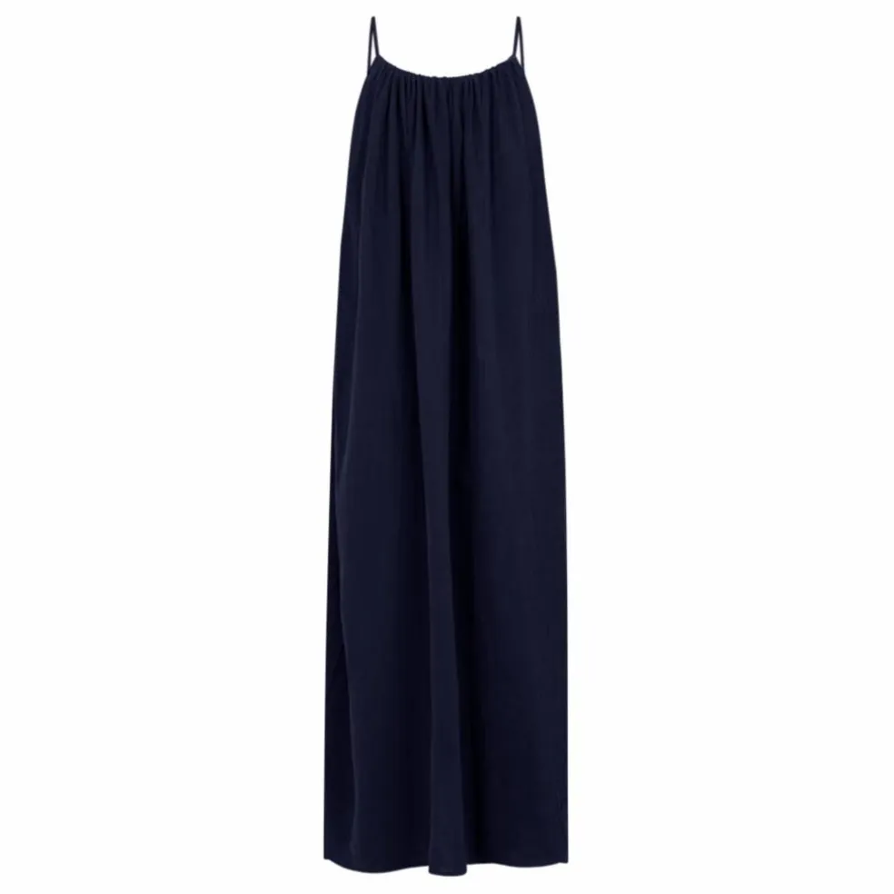 Robe Gaze de Coton | Bleu marine