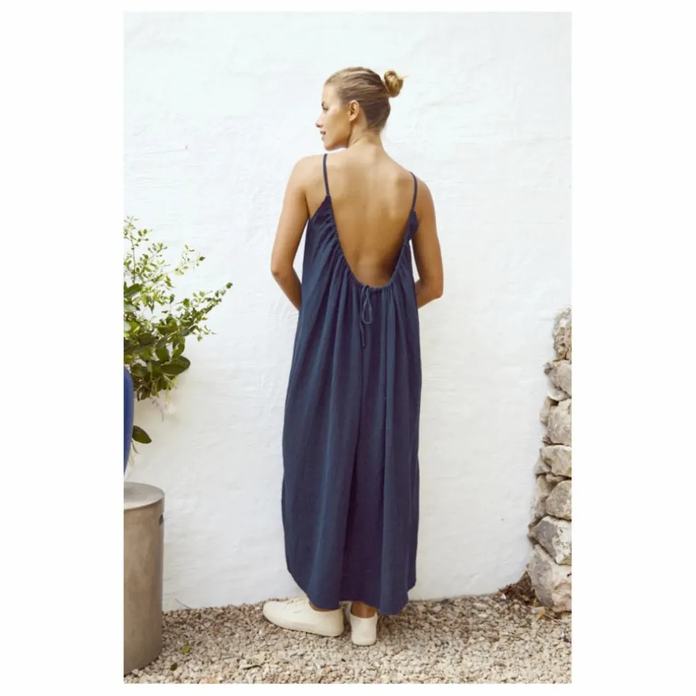 Robe Gaze de Coton | Bleu marine