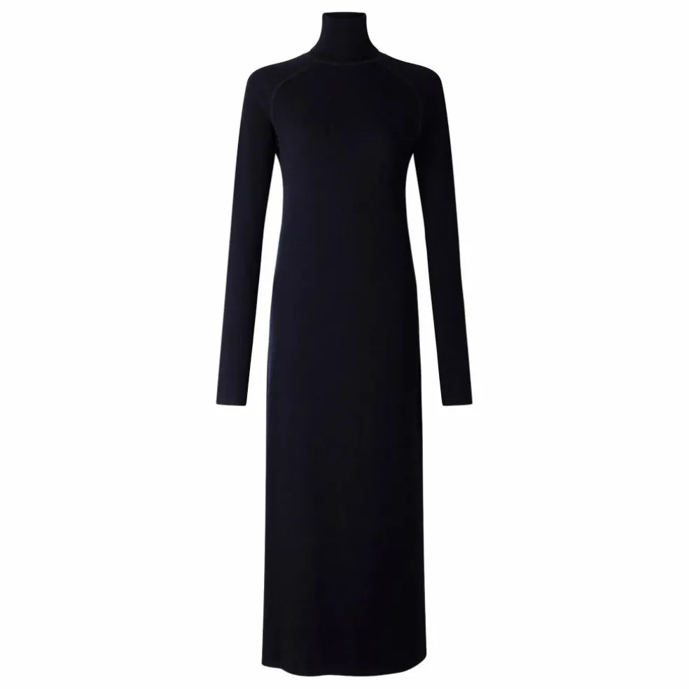 Robe Georgia Laine Vierge | Bleu marine