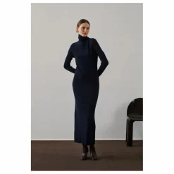 Robe Georgia Laine Vierge | Bleu marine