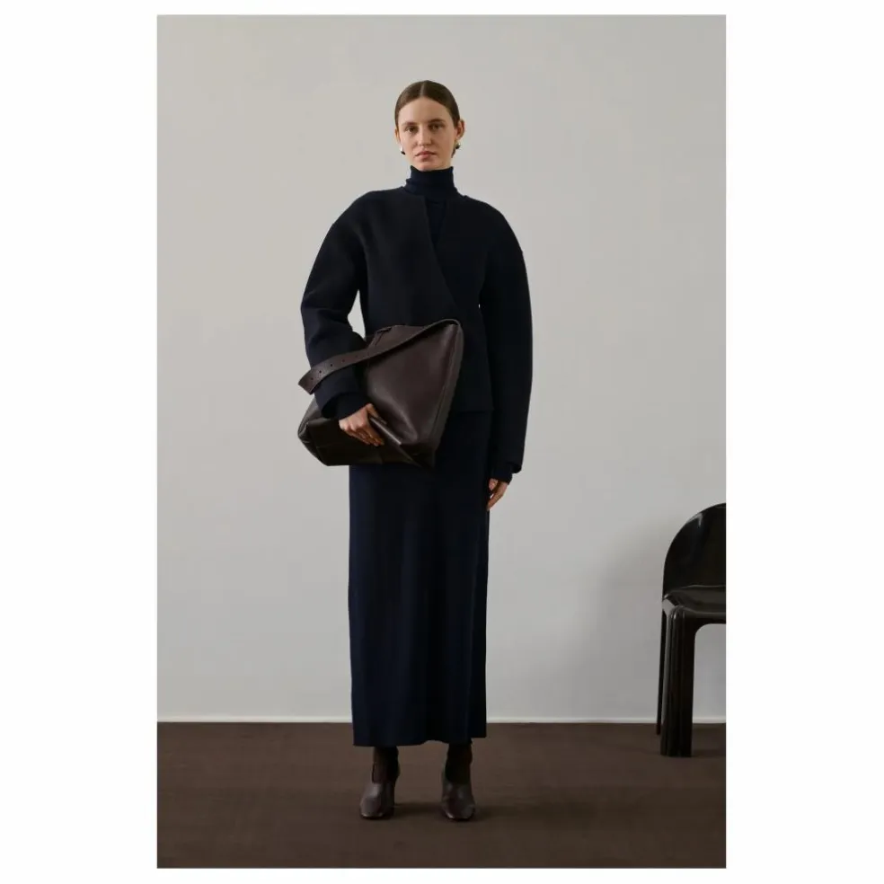 Robe Georgia Laine Vierge | Bleu marine