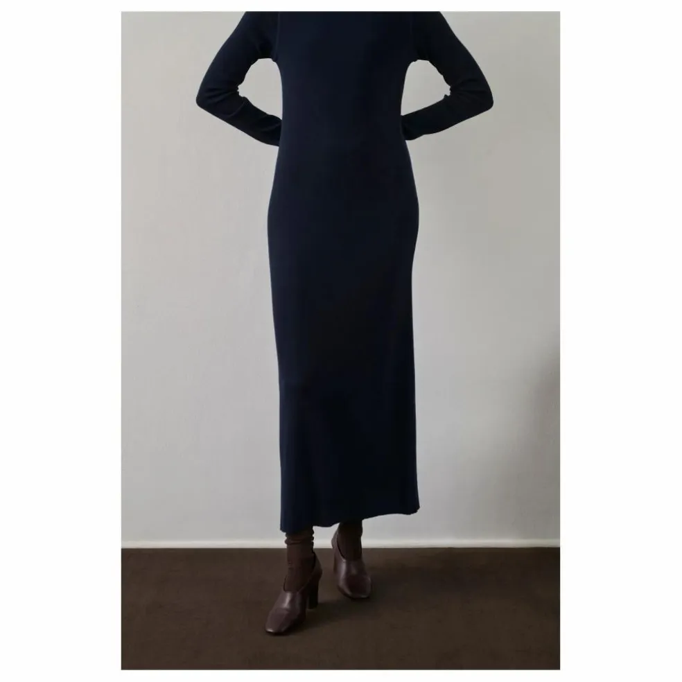Robe Georgia Laine Vierge | Bleu marine