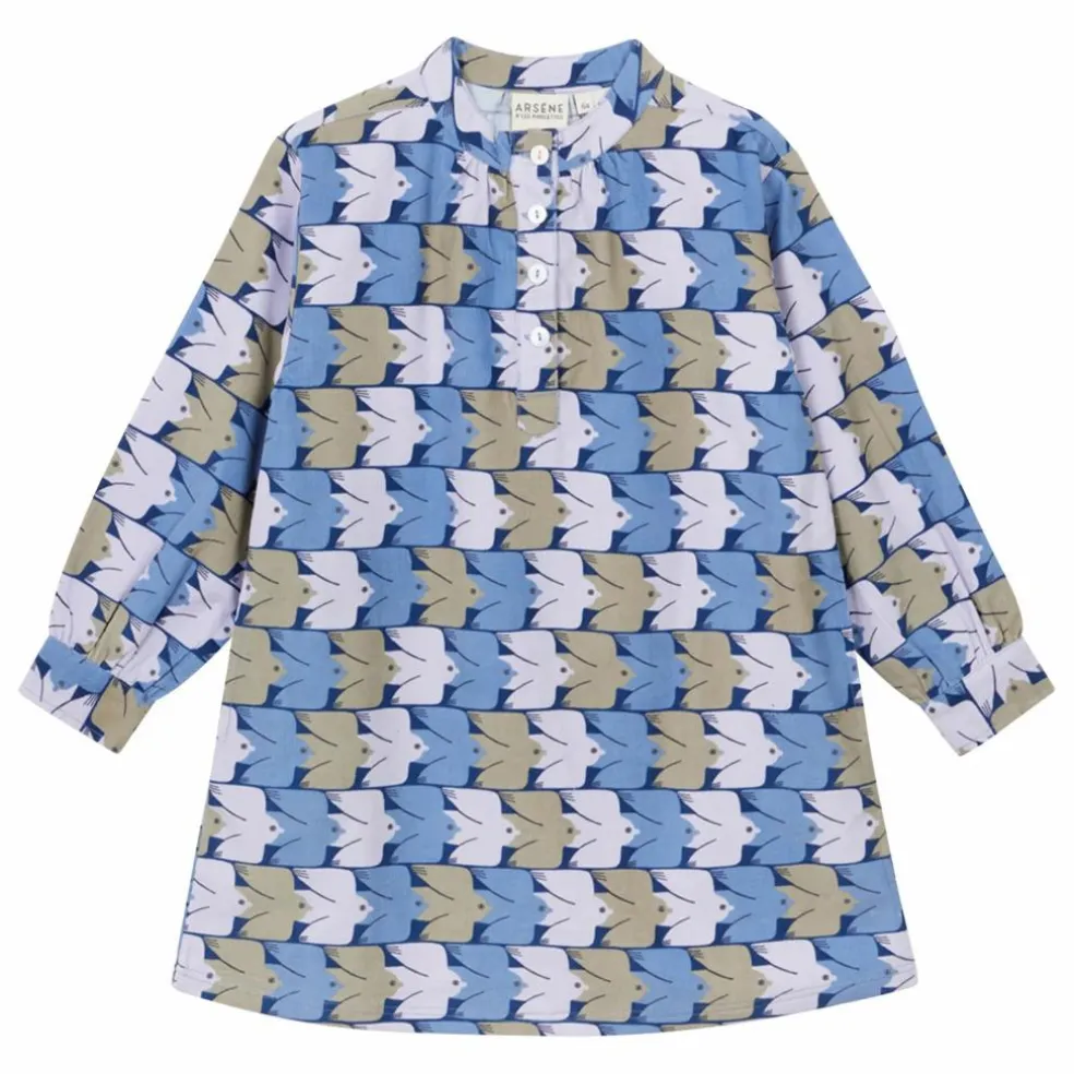 Robe Gladys Coton Bio | Lilas
