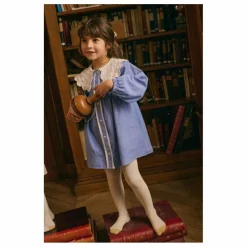 Robe Hyacinte Coton Bio | Bleu jean