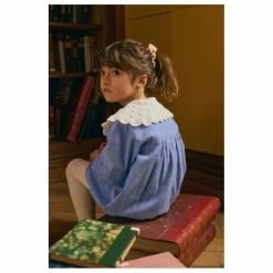 Robe Hyacinte Coton Bio | Bleu jean
