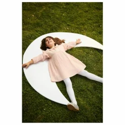 Robe Illi Brodée Volants | Rose poudré