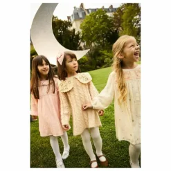 Robe Illi Brodée Volants | Rose poudré