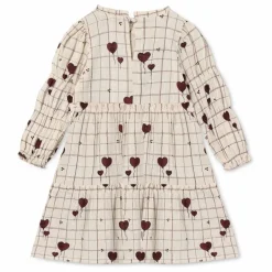 Robe Ilove Carreaux | Ecru