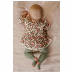 Robe India Fleurie | Ecru