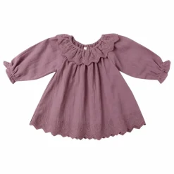 Robe Isla Gaze de Coton Bio | Magenta