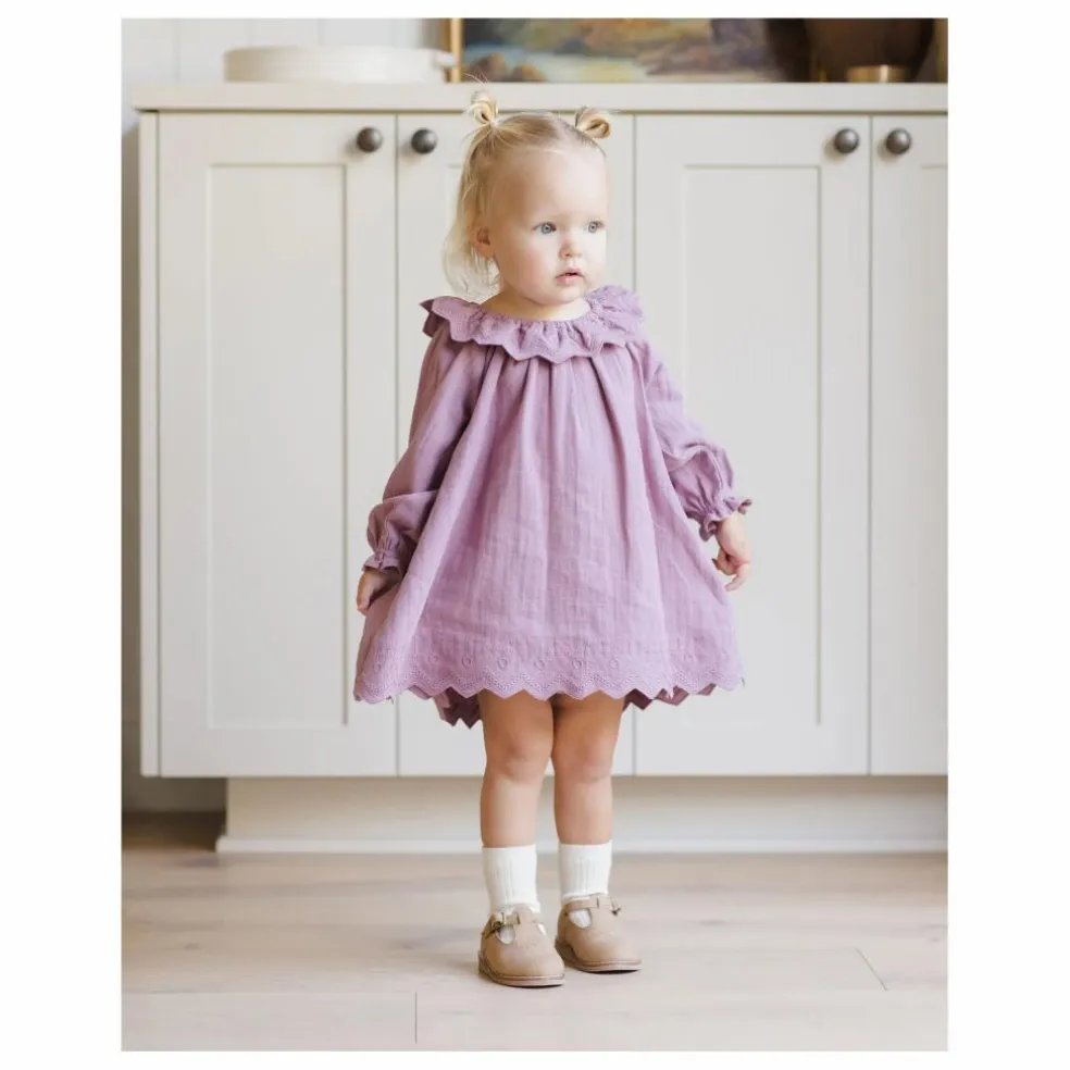 Robe Isla Gaze de Coton Bio | Magenta
