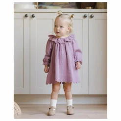 Robe Isla Gaze de Coton Bio | Magenta
