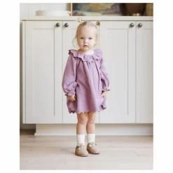 Robe Isla Gaze de Coton Bio | Magenta