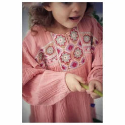 Robe Issena Gaze de Coton | Rose