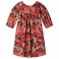 Robe Josianne Liberty Coton Bio | Rose