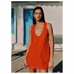 Robe La Popeline Mini | Rouge