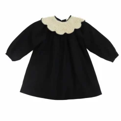 Robe Laura Laine Mérinos | Noir