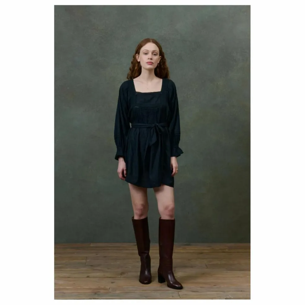 Robe Lauren Coton Bio - Collection Femme | Noir