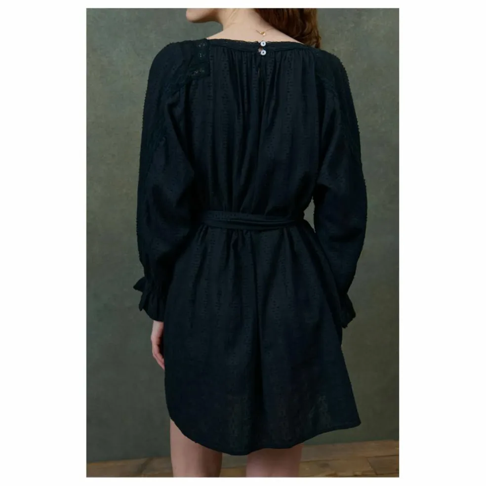Robe Lauren Coton Bio - Collection Femme | Noir