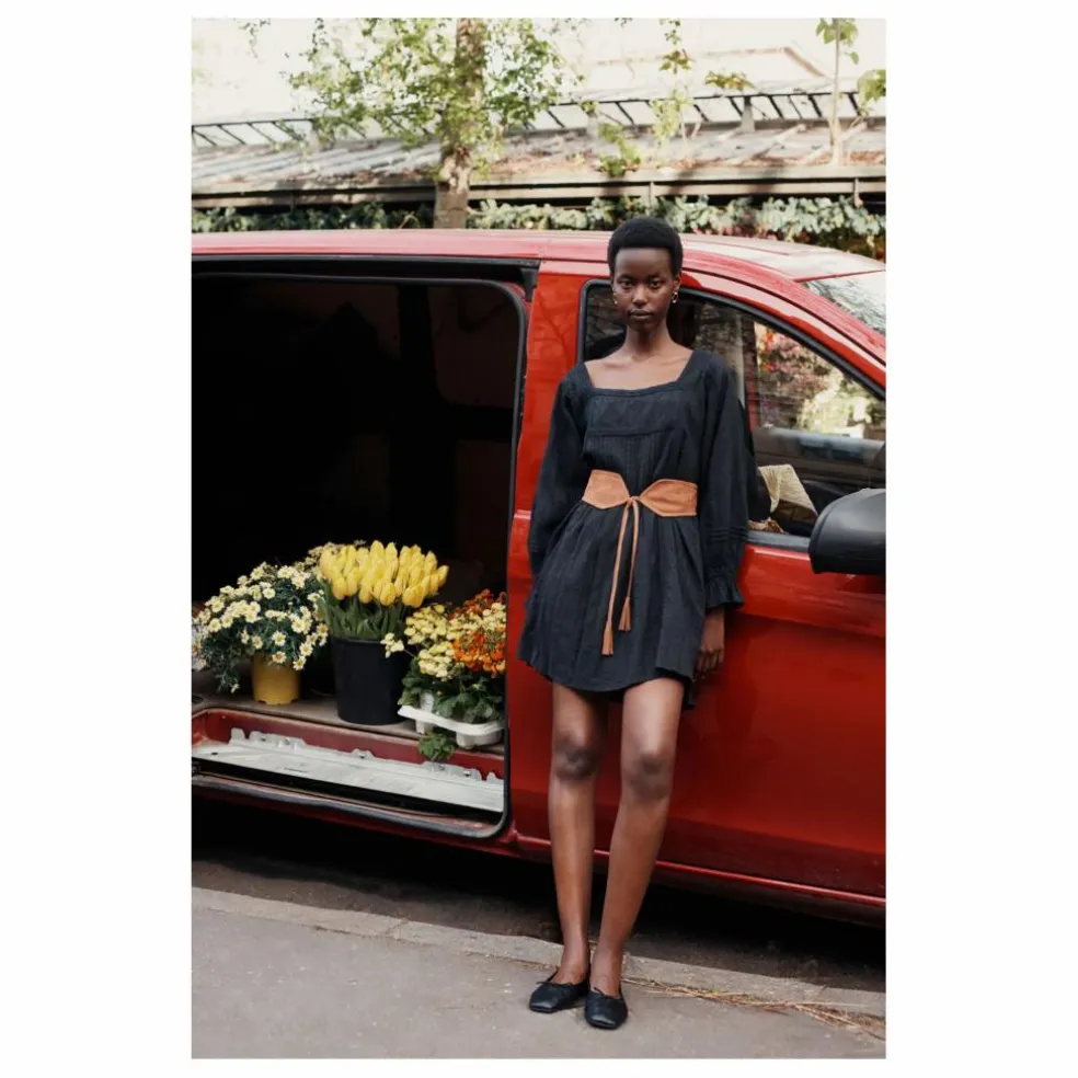 Robe Lauren Coton Bio - Collection Femme | Noir