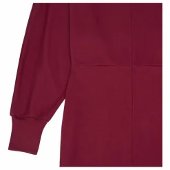 Robe Longue Femme Manches Chauve-souris en Coton Organique | Bordeaux