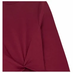 Robe Longue Nouée Femme Coton Organique | Bordeaux