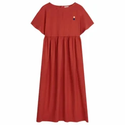 Robe Loose Coton et Lin - Collection Femme | Rouge