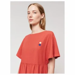 Robe Loose Coton et Lin - Collection Femme | Rouge