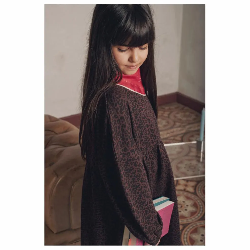 Robe Léopoldine Léopard | Marron