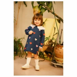 Robe Lovely Rainbow Coton Bio | Bleu marine