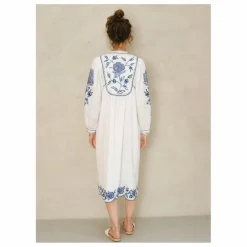 Robe Lucia Brodée | Ecru