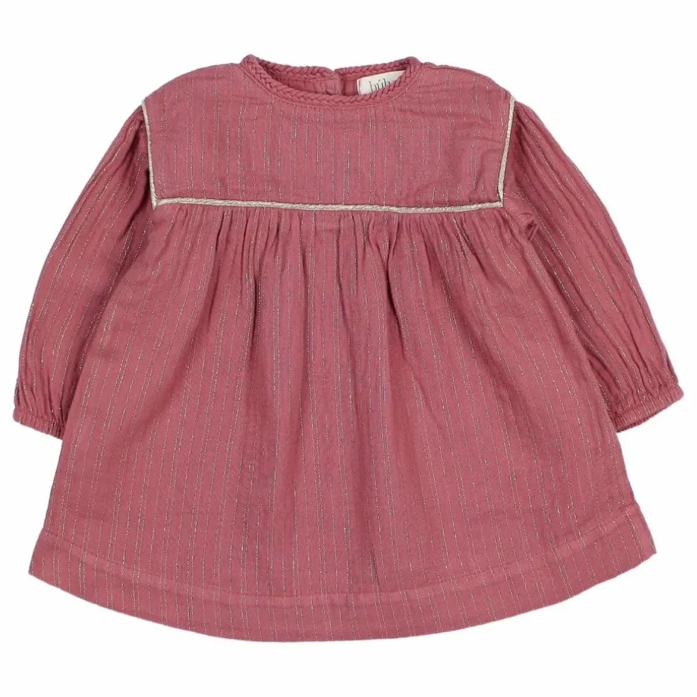 Robe Lurex Coton Bio | Mauve