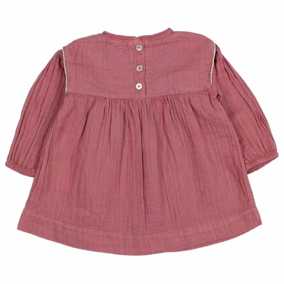 Robe Lurex Coton Bio | Mauve