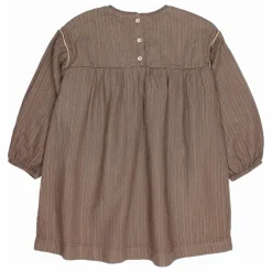 Robe Lurex Gaze de Coton Bio | Taupe